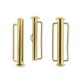 Magnetische schuif sluiting slide bar 31,5mm Goud